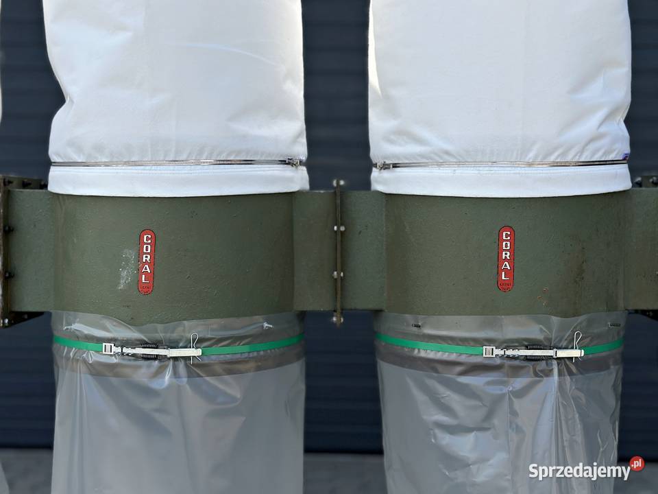 Odciąg trocin CORAL 4 workowy 40 kW 1463 Łabuńki Pierwsze