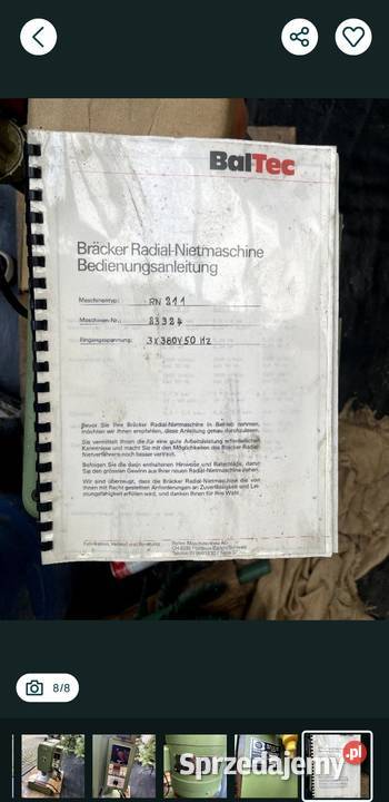 Nitownica Radialna Brcker Myszków