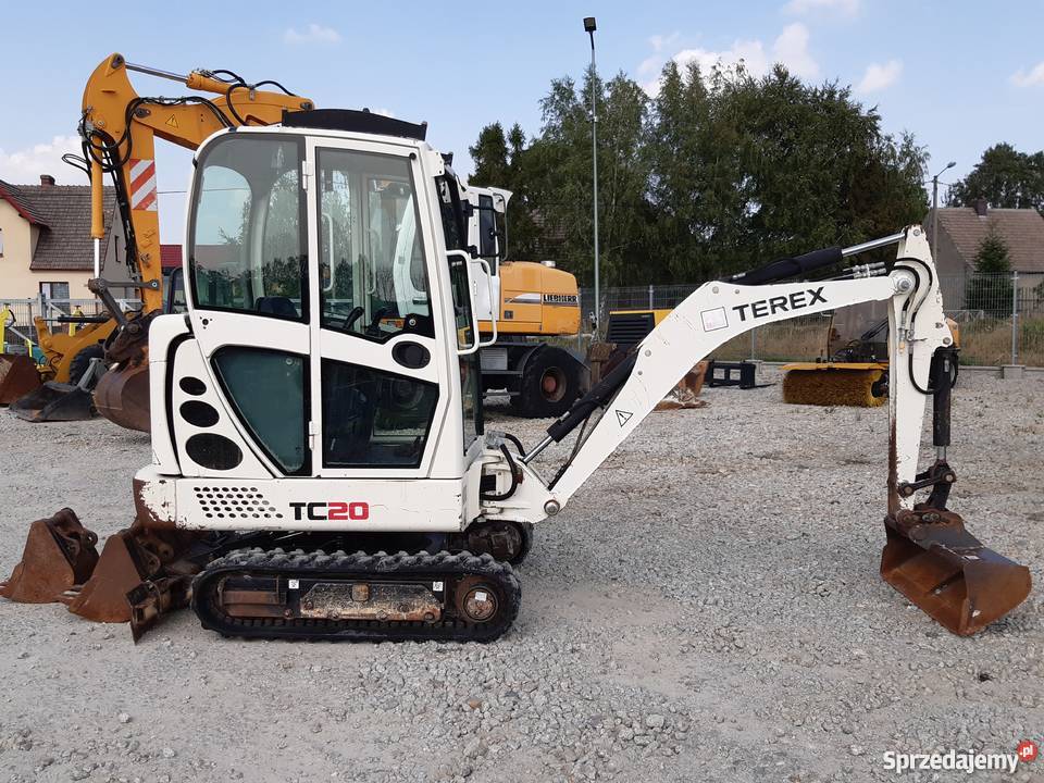 Minikoparka TEREX TC 20 2T 2008r JCB KUBOTA Dodatkowy osprzęt