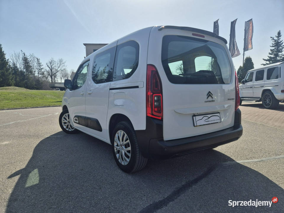 Citroen Berlingo Feel 12 Turbo 110 III 2018 elektryczne lusterka Giżycko sprzedam