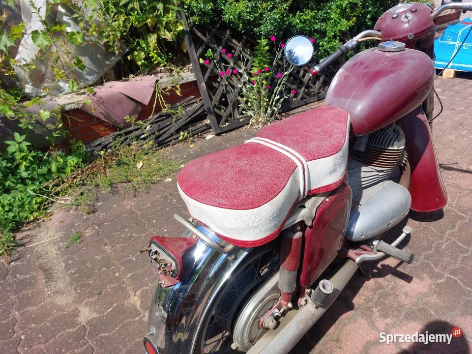 Jawa 350 1959 dokumenty lubuskie Zielona Góra