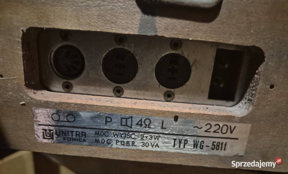 Gramofon WG581F Gliwice sprzedam