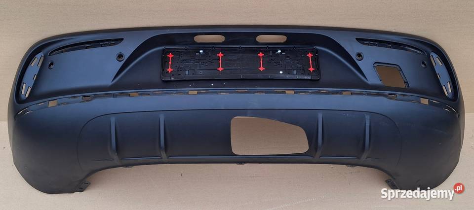 MERCEDES EQC W293 AMG DOKłADKA ZDERZAKA TYŁ Bieleń