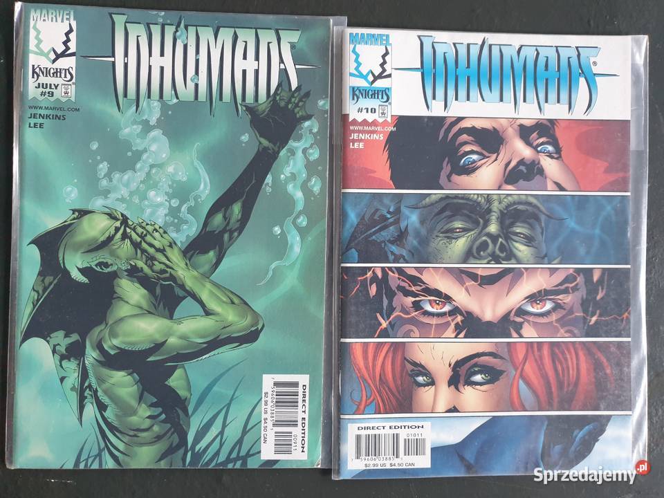 Inhumas 11 oryginalnych komiksów Marvel USA Superbohaterowie