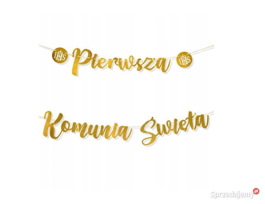 Pierwsza Komunia Święta zestaw dekoracji Adamowizna sprzedam