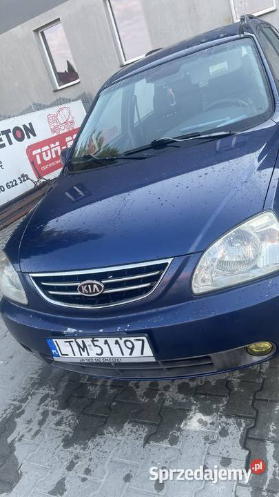 Samochód osobowy KIA CARENS 2004 niebieski Tomaszów Lubelski