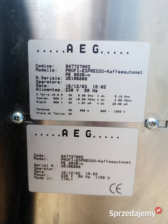 Ekspres do KAWYAEG na częścido zabudowy AGD drobne Łódź sprzedam