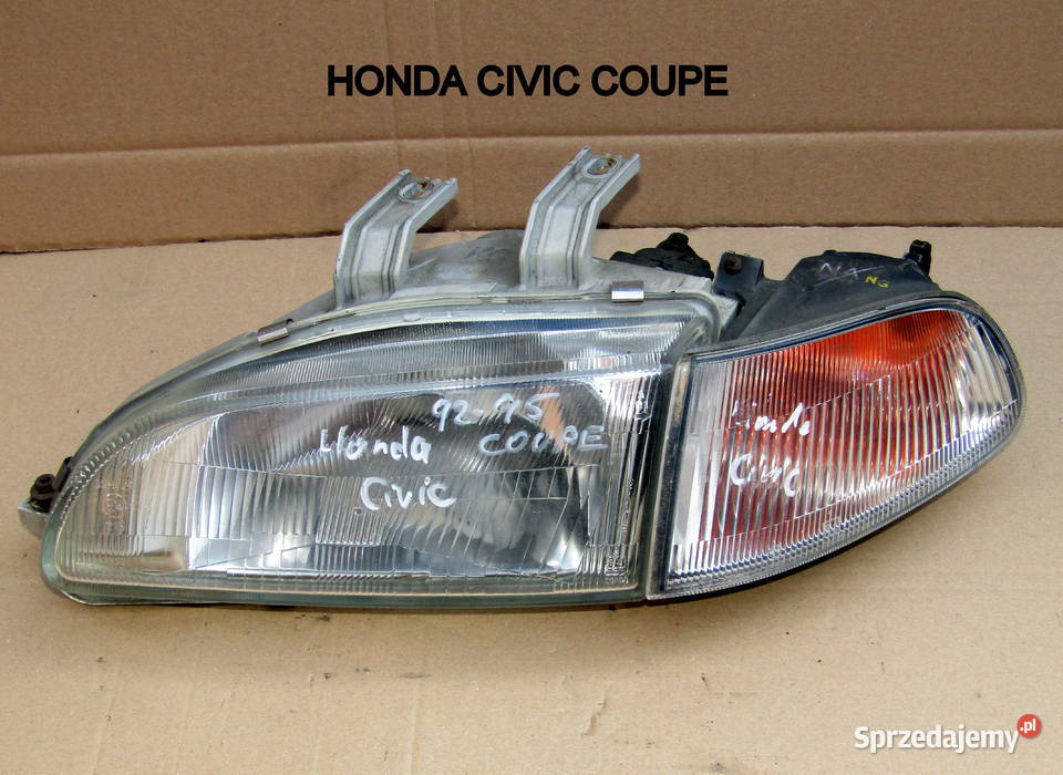 LAMPA PRZEDNIA LEWA HONDA CIVIC COUPE 199295r Mysłaków
