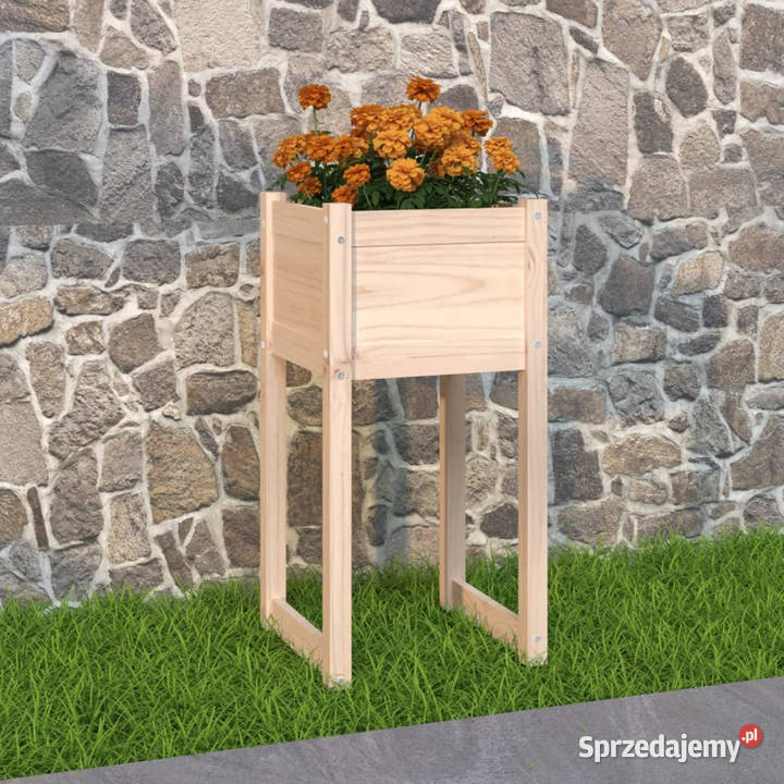 Donica 40x40x81 lite drewno sosnowe WM822122 Warszawa