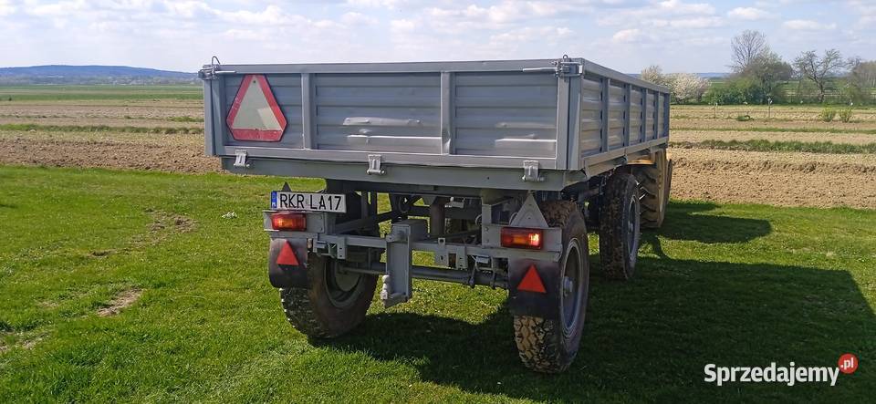 Przyczepa wywrotka rolnicza zarejestrowana podkarpackie Krosno sprzedam