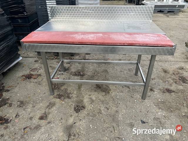 Stół roboczy ze stali nierdzewnej z płytą Głogówko
