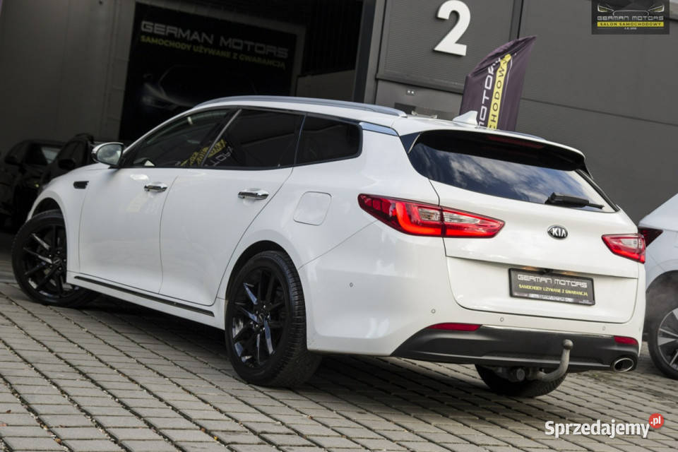 Kia Optima Panorama Ledy Kamera Hak Skóry Martwe elektryczne lusterka