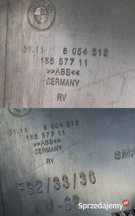 BMW 4 F32 F33 F36 ŚLIZG MOCOWANIE HALOGENU PRAWY Pleszew sprzedam