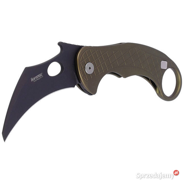 Nóż składany LionSteel LEOne Karambit Green Warszawa