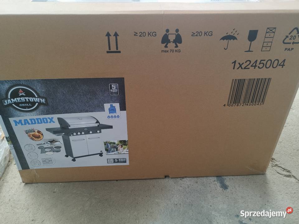 Nowy Grill gazowy 41 palnikowy 175 kW Grabie