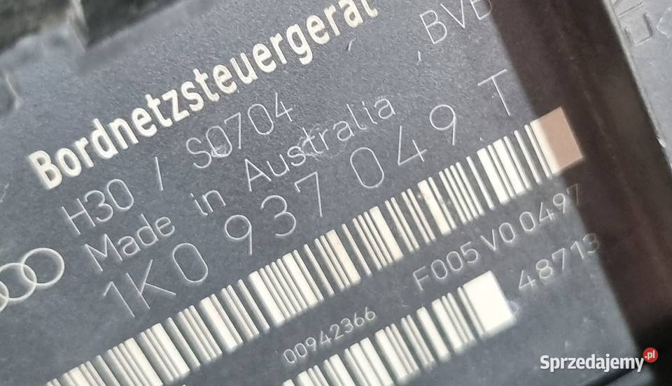 Moduł BORDNETZ 1K0937049T Seat Skoda VW Audi osobowe Bolesławice sprzedam