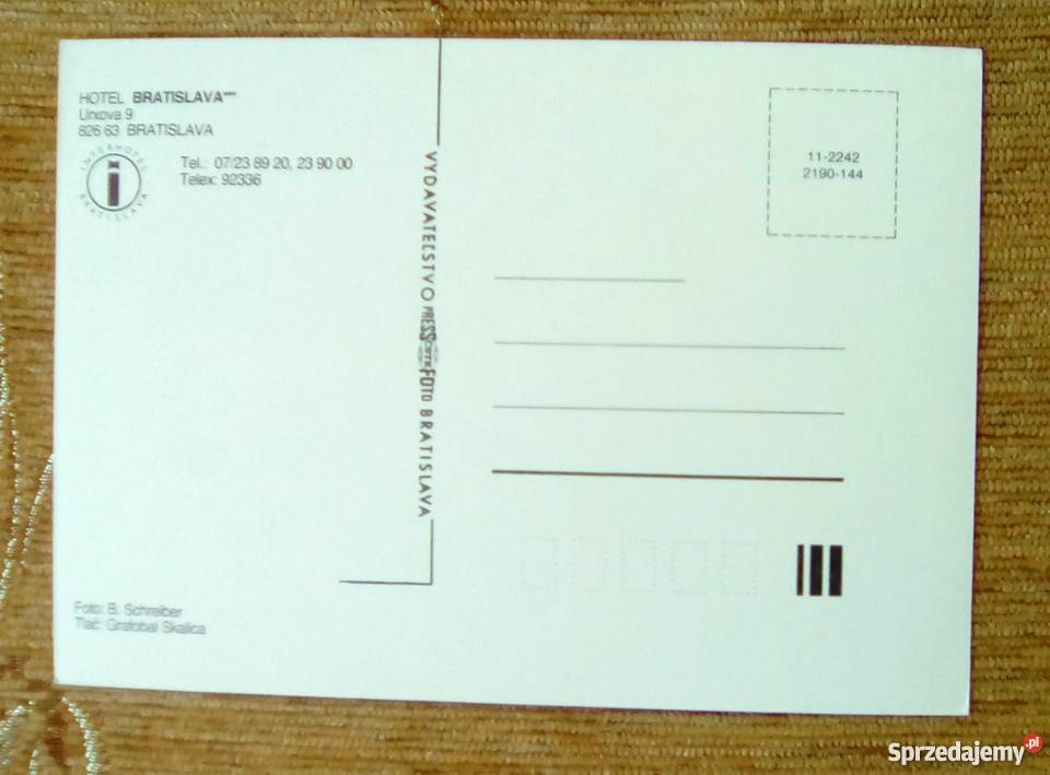 HOTEL BRATYSŁAWA W STOLICY SŁOWACJI M IN WYSTRÓJ Piszczac