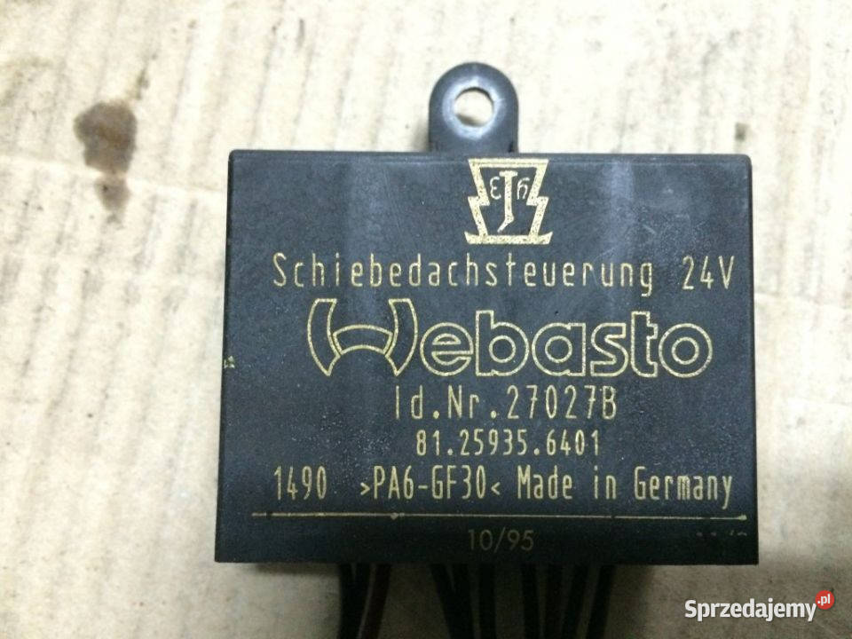 Sterownik Szyberdach Man F2000 Webasto sprzedam