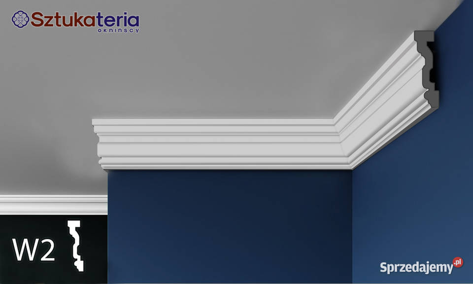 Sztukateria dekoracyjne listwy sufitowe biały Lublin