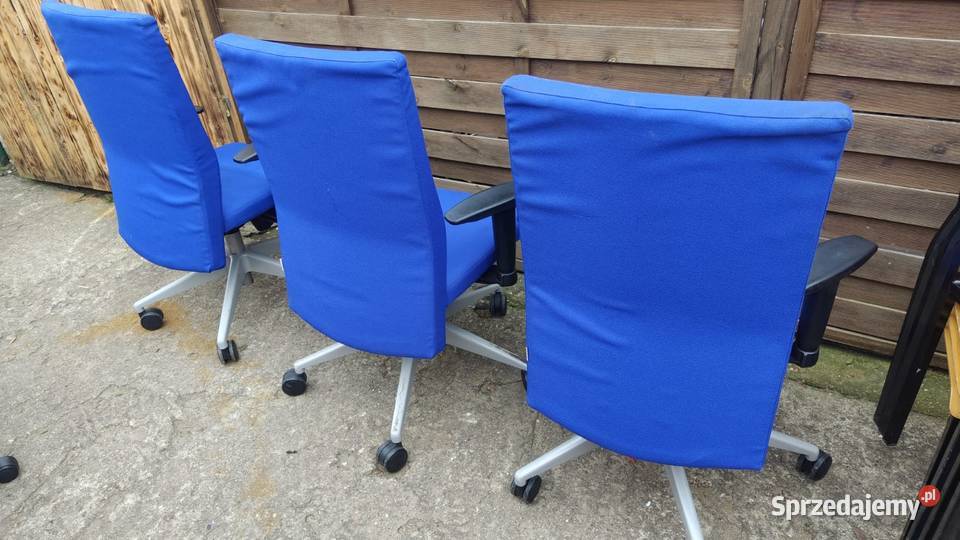Krzesło Profim Plus fotel obrotowy niebieskie Warszawa
