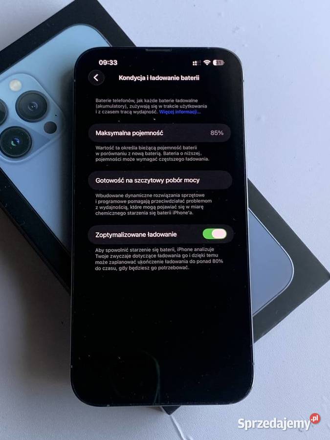 Smartfon Iphone 13 Pro 256 GB sierra blue Turek sprzedam
