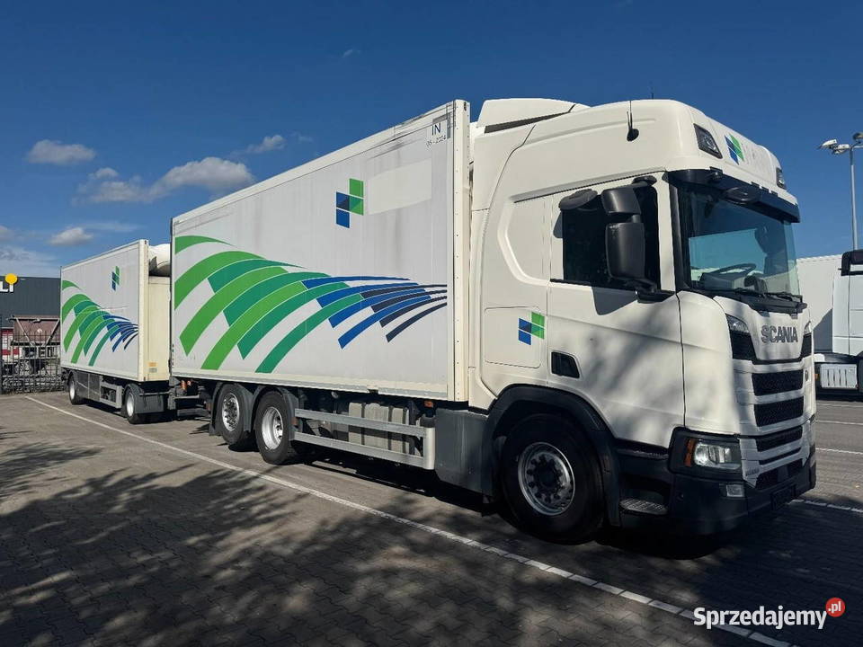 Chlodnia z przyczepa Scania R 500 Euro 6 diesel Warszawa