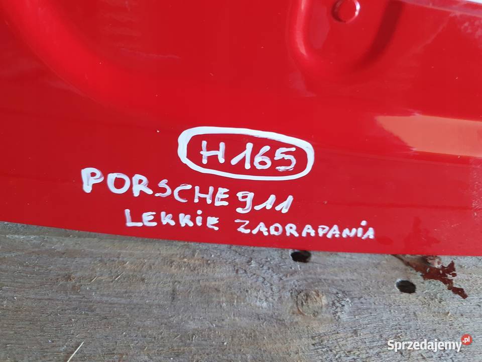 TYLNA KLAPA Porsche 911 991 20112019 tylnia tył osobowe sprzedam