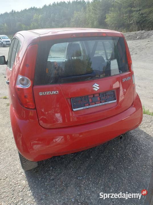 Suzuki Splash 10 B 2009r Części Wysyłka Elbląg