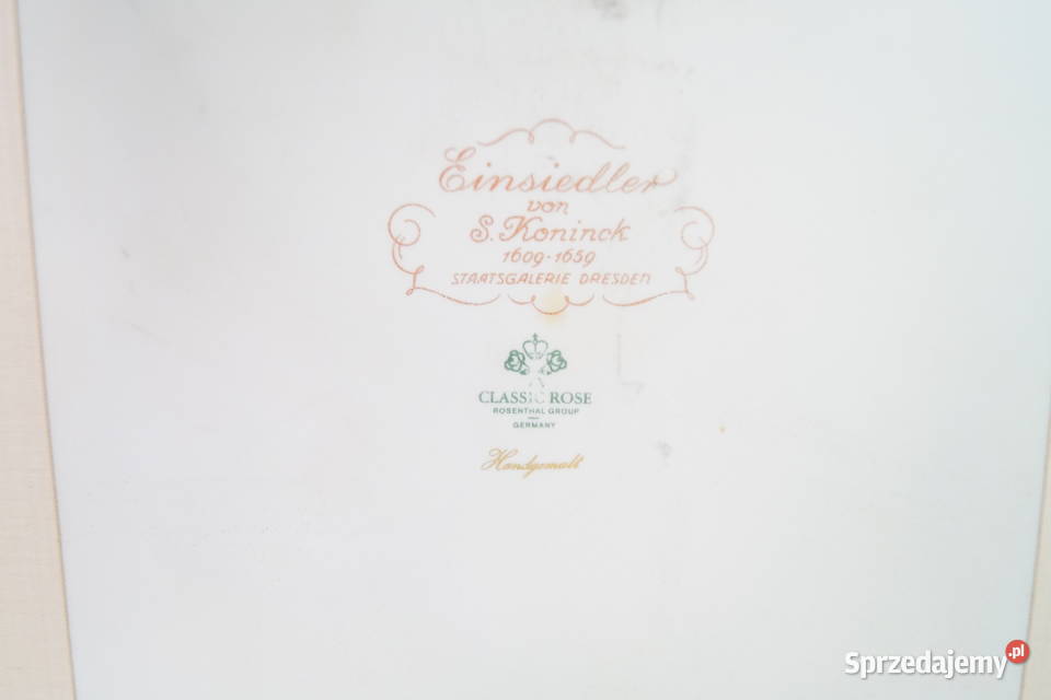 Rosenthal obraz na porcelanie Pustelnik piękna Gizałki sprzedam