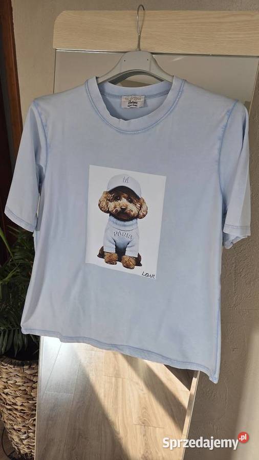 Damski tshirt bluzka na krótki rękaw