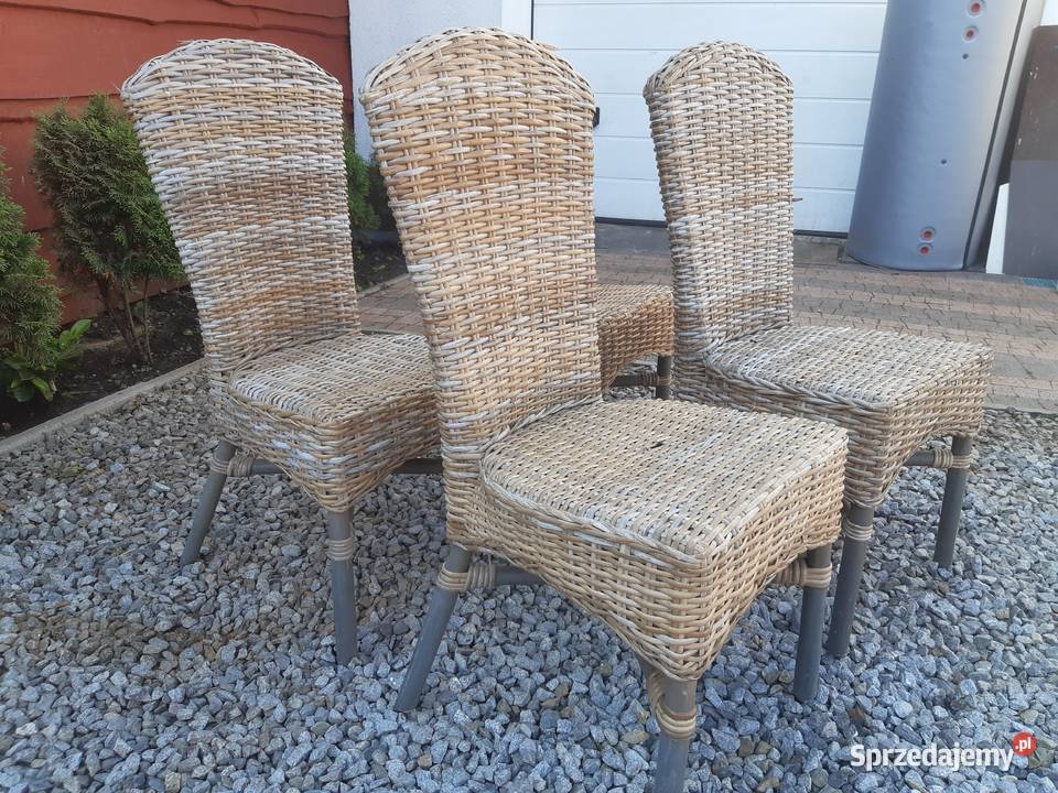 różne fotele rattanowe Milicz