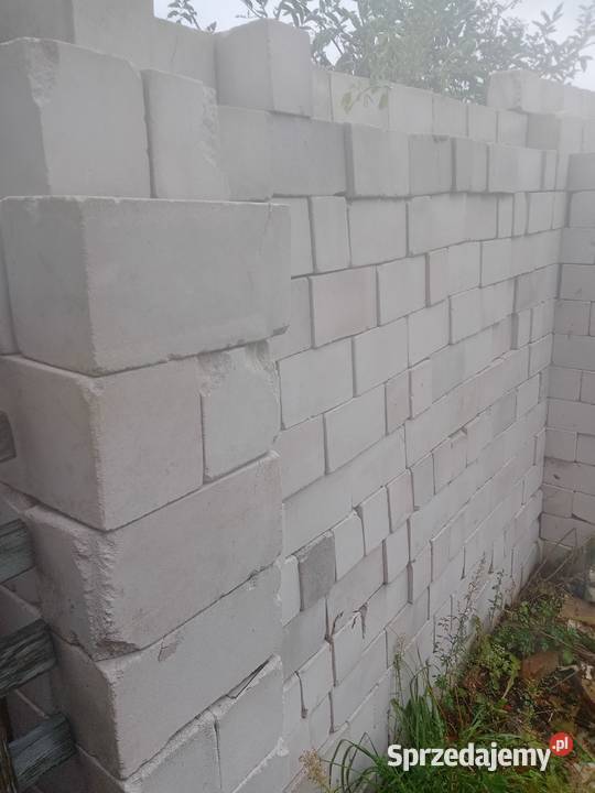 Cegła biała bloczek silikatowy nie suporex Budowa Brzozówka sprzedam