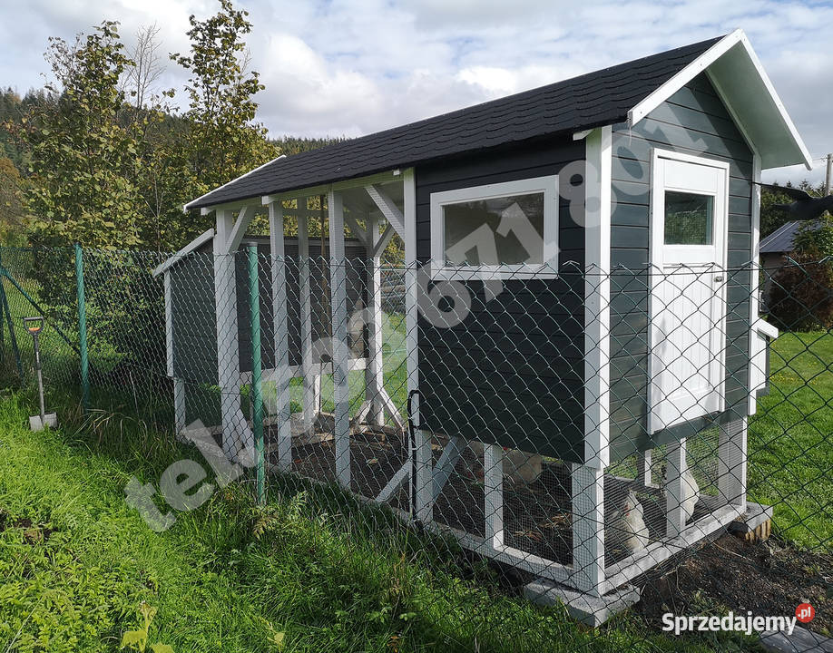 Drewniany kurnik ogrodowy Jodłownik