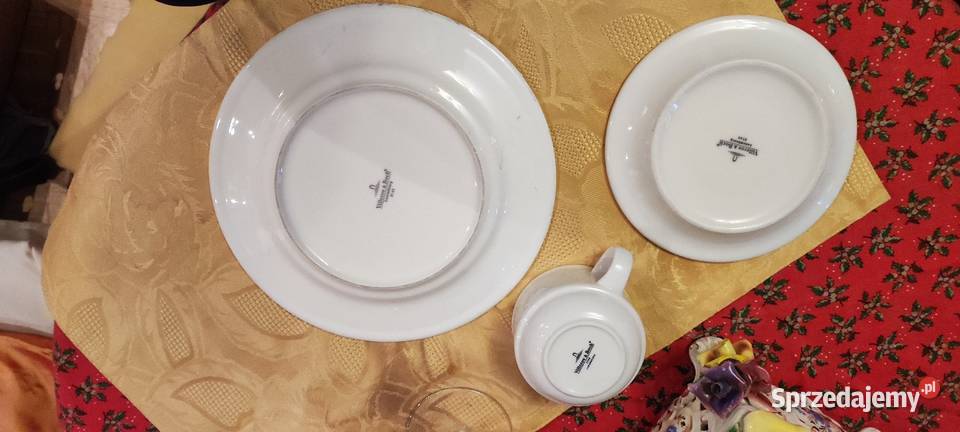 Zestaw śniadaniowy filiżanka porcelana Villeroy Wrocław