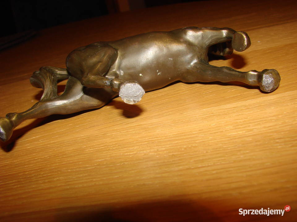 metalowa figurka konia pomorskie Pruszcz Gdański