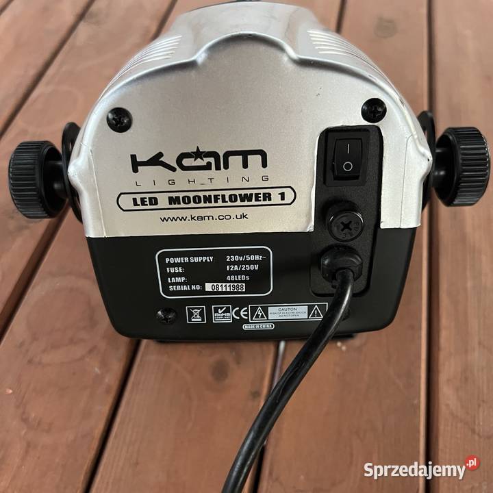 KAM Moonflower 1 światło dyskotekowe dj Pozostałe Radom