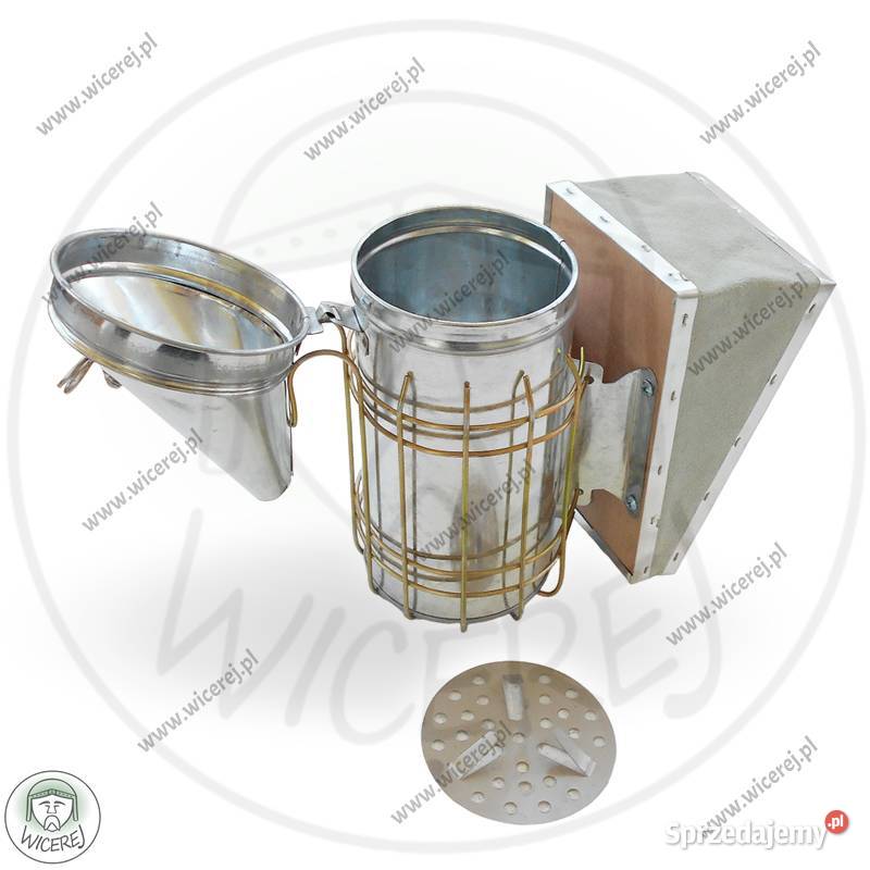 Podkurzacz z Kratownicą Chłodnicą Odymiacz Stal Pszczelarstwo
