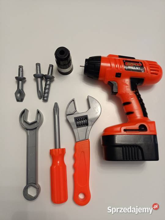 Wiertarka wkrętarka klucze śrubokręt zestaw Plastik