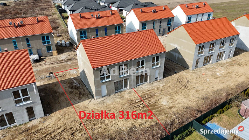 Dom bliźniak 9286 metrów Czernica Sprzedaż dolnośląskie sprzedam