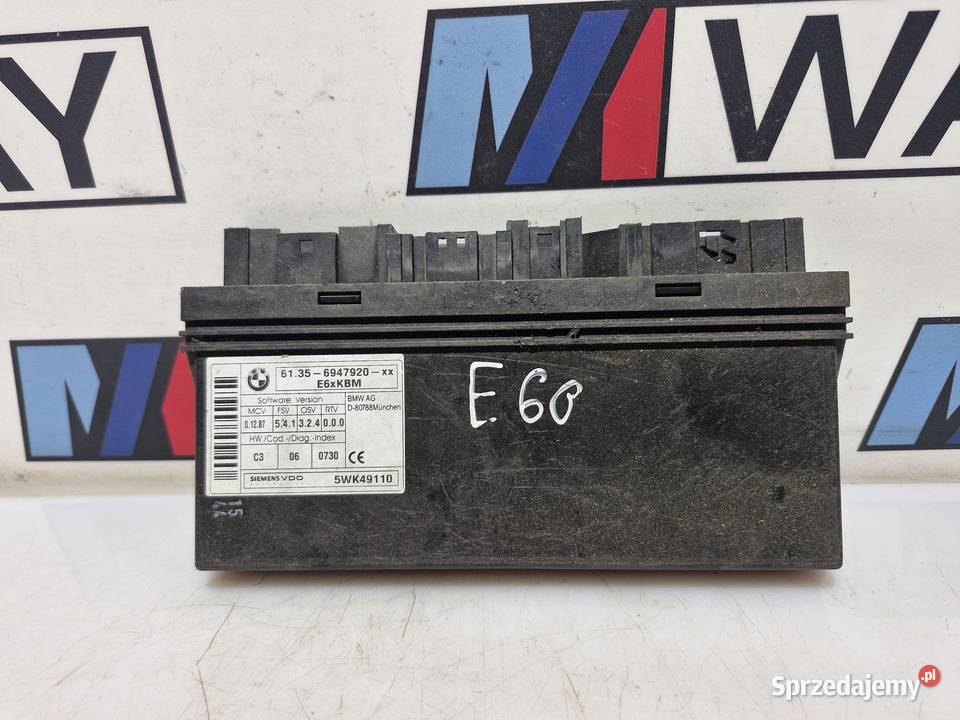 BMW E60 E61 MODUŁ STEROWNIK KOMFORTU 6947920