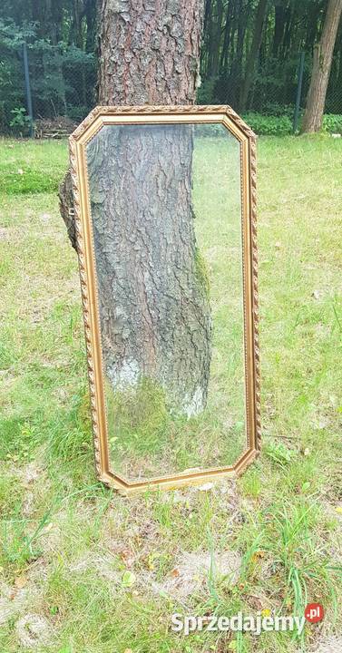 Duża stara rama ze szkłem śląskie Ruda Śląska