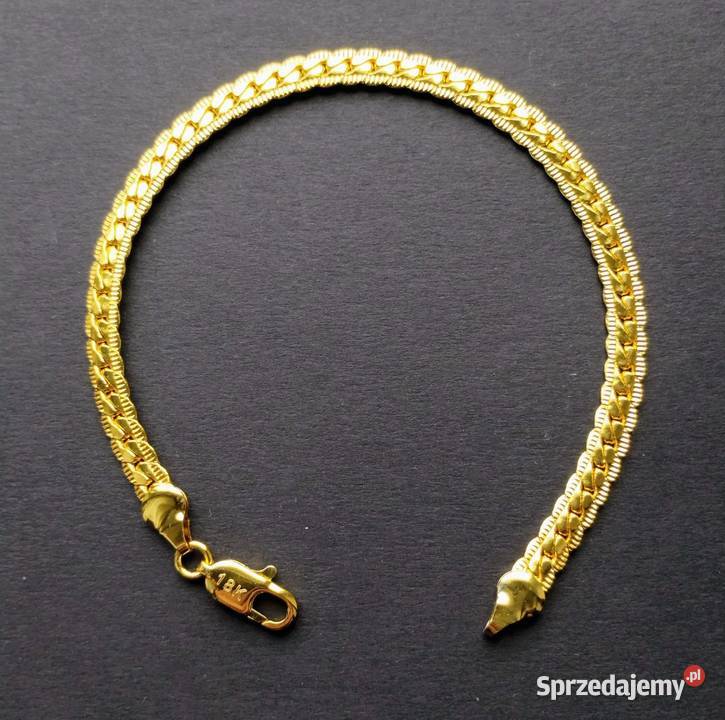 Bransoletka Splot Figaro Złota 18k Waga 730 Toruń