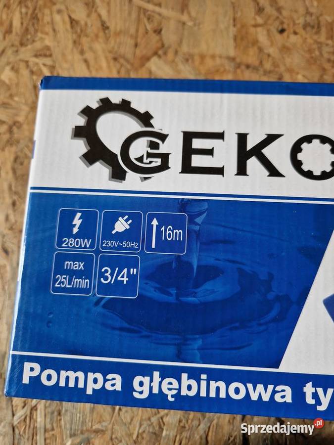 Pompa głębinowa nurek górnos sąca PREMIUM geko Głogowa sprzedam