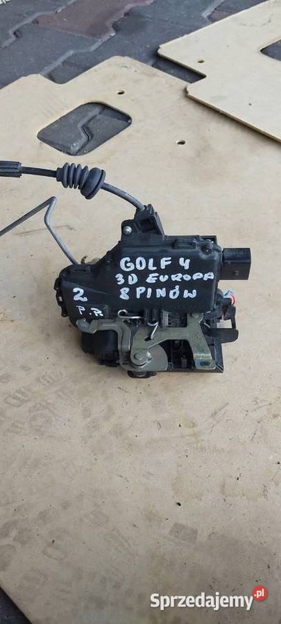 Zamek drzwi lewy przód VW GOLF IV 3D 8PIN zachodniopomorskie Szczecin