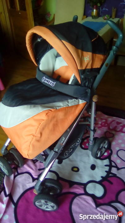 wózek coneco juupi pomarańczowy Dla Dziecka