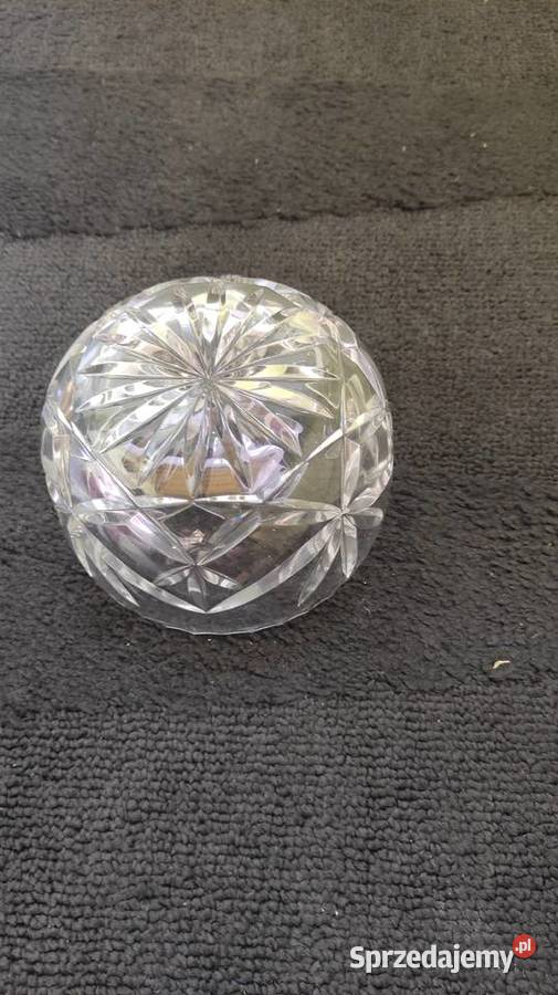 Miska kryształowa PRL kujawsko-pomorskie