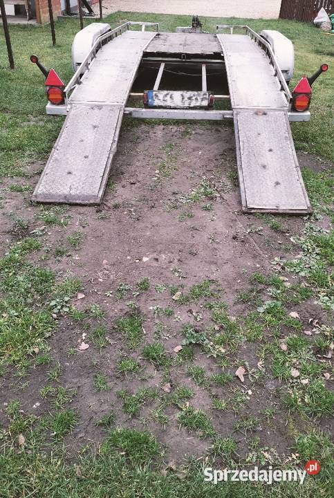Przyczepa laweta do przewozu samochodów śląskie Kłobuck