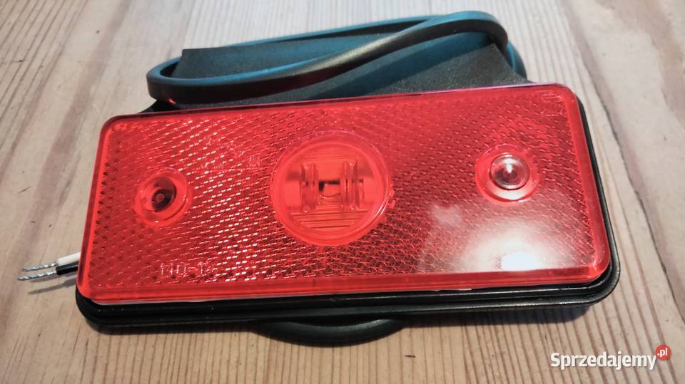 Lampa obrysowa czerwona z odblaskiem LED Ostrów Wielkopolski sprzedam