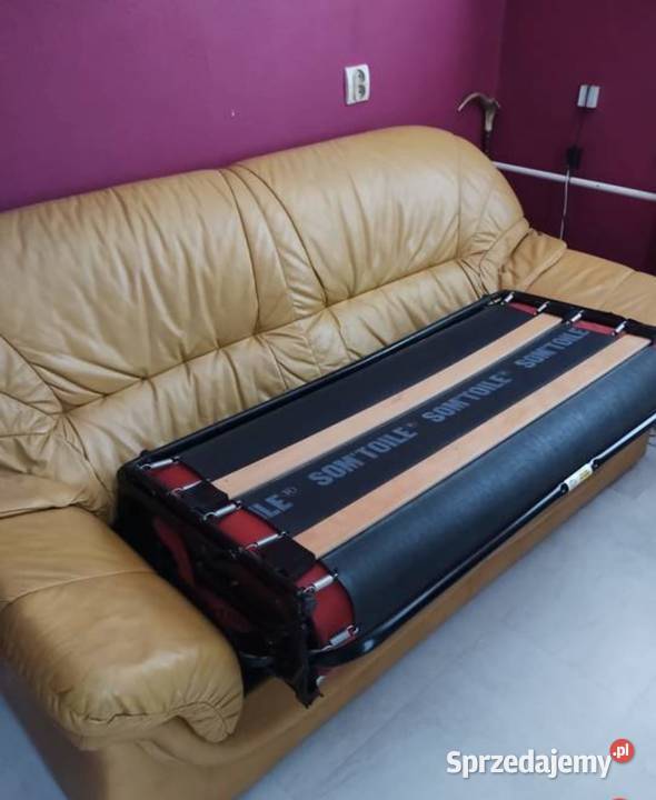 kanapa lata 90te skóra Będzin