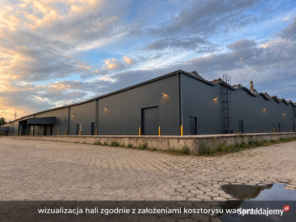 HALA PRZEMYSŁOWA Z GRUNTEM TARNÓW Kryształowa Tarnów